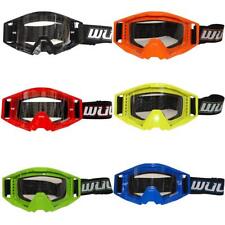 Wulfsport Tech Goggles Motocross MX Helmet Glasses Motorcross Off Road Plain