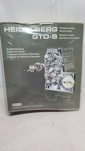 Heidelberg gto spare parts - heidelberg, gto-s