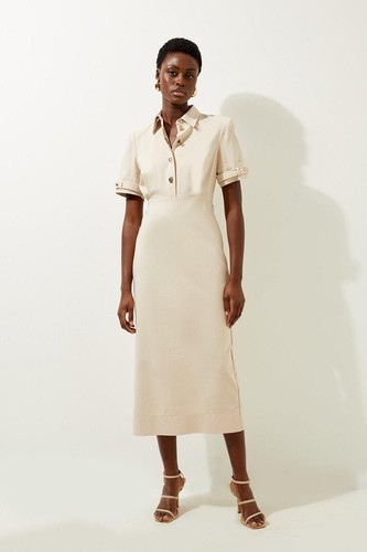Karen millen shirt midi dress - shirt,