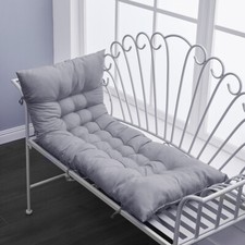 110CM Garden Bench Cushions Rocking Chair Tufted Cushion Patio Recliner Seat Pad