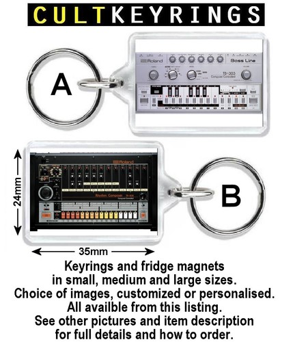 Roland synthesizer keyring - synthesizer, /