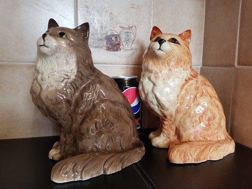 Two beswick persian cats - beswick,
