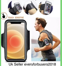 Running Arm Band Leather Case Bag For iphone Mobile Phone Holder Pouch Belt GYM