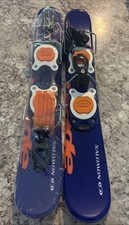 Salomon Snowblade Freeglide Short Ski Mini Twin Tip Blue Orange-SEE DESCRIPTION