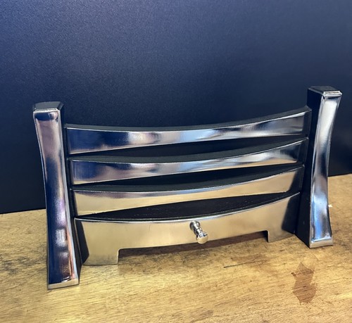 Replacement gas fire - gas, chrome