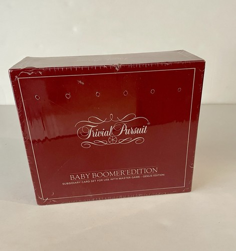 Trivial pursuit baby boomer - baby,