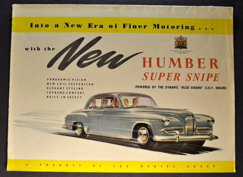 1953 humber super - super, snipe