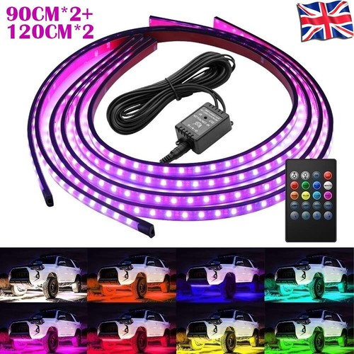 4pcs rgb led under car - 4pcs, tube