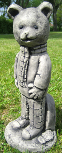 Rupert bear stone - bear, garden