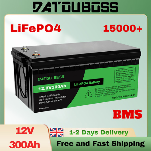 12v 300ah lifepo4 - 12v, lithium