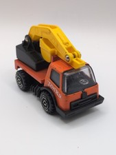 TONKA 3.6” Orange BUCKET Construction DIGGER Lorry Toy Metal/Plastic VINTAGE
