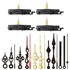2 Pack Pendulum Clock Movement Mechanism Kits with Clock Hands Set Repair Parts