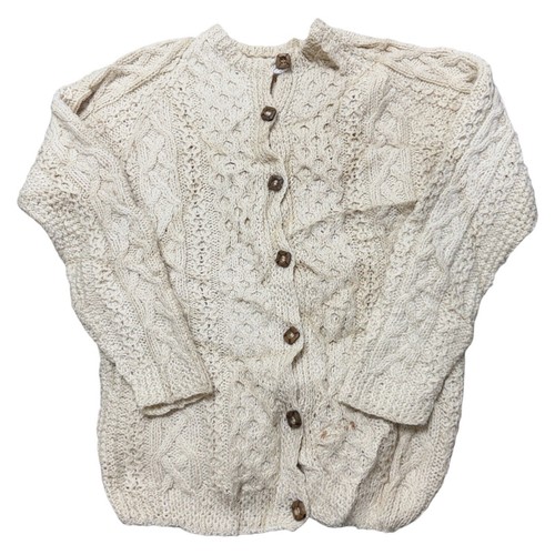Vintage wool aran knit - vintage,
