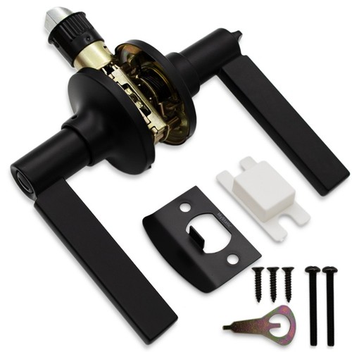 Matt black straight - straight, bar