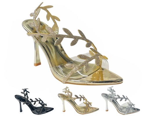 Women leaf cut rhinestone - leaf,