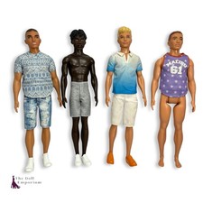 Barbie Fashionistas Ken Doll Bundle - #13, #129, #164, #203