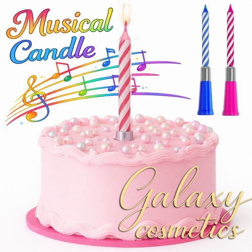 Musical candle cake - candle, topper