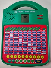 IQ Builders Super Times Table Speaking Handheld Maths Toy  Vintage, Working good
