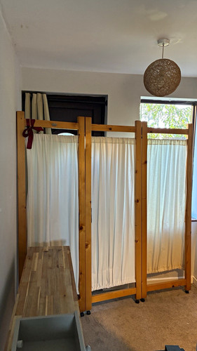 Large wooden panel - wooden, room
