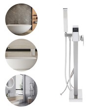 New Bath Tap Silver For Bathroom Freestanding Bath Tap, Tap with Hand Shower