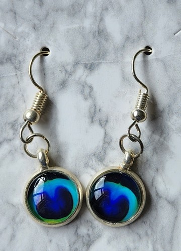 Handmade peacock feathers eye - peacock,