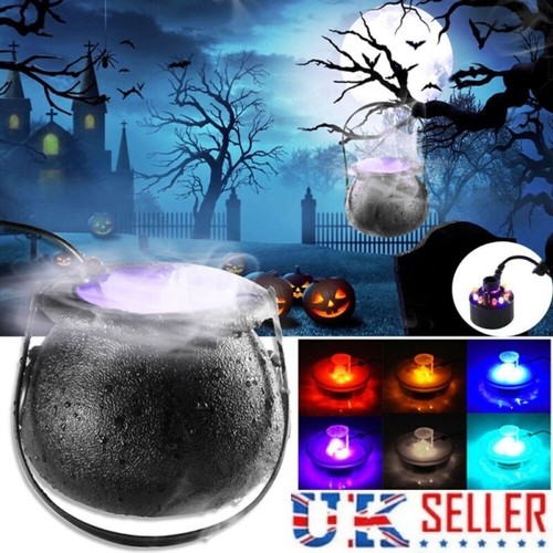 Halloween witch pot - halloween, smoke