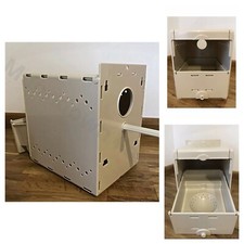 Large Quality Nest Box Show / English Budgie, Parakeet Cage Plastic 25x25x19cm