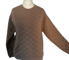 ZARA  Taupe Quilted Look