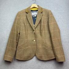 Joules Tweed Jacket UK 12 Sand