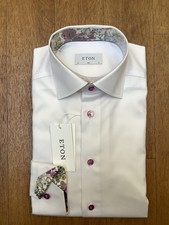 Eton White Shirt Contrast