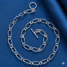 S925 Sterling Silver T-bar