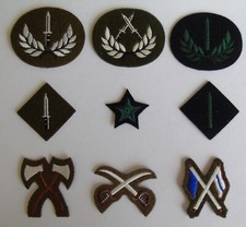 British Army Trade & Qualification Cloth Badges