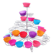 Metal 5 Tier Cupcake Stand Display for Dessert Birthday Wedding Holder Decor