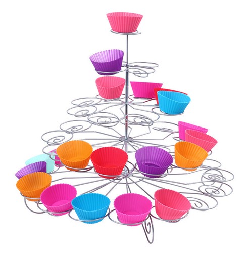 Metal tier cupcake stand - tier,