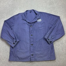 French Jacket Adult Large Blue