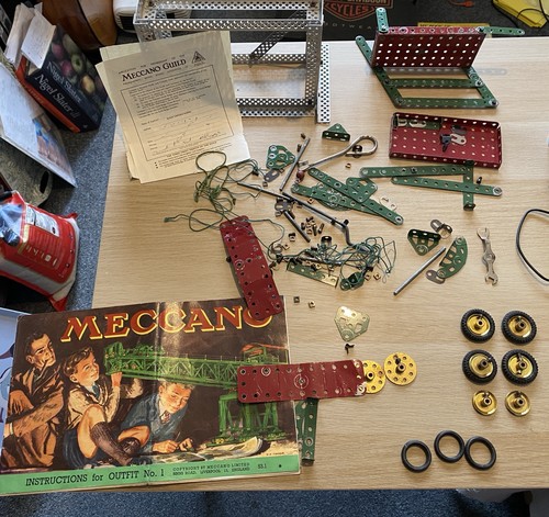 Meccano outfit crane set - outfit,