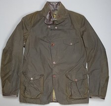 Barbour Beacon Sports Wax Jacket Men’s UK Large Green Waxed Bond Skyfall