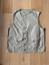 Filson Vintage Tan Hunting/Fishing Vest – Men’s – Size 42 (Medium)