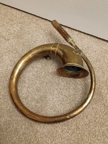 Vintage car brass horn - vintage,