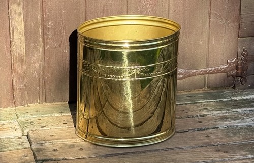 Vintage brass jardiniere - vintage,