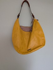 Mustard Slouch Hobo Bag