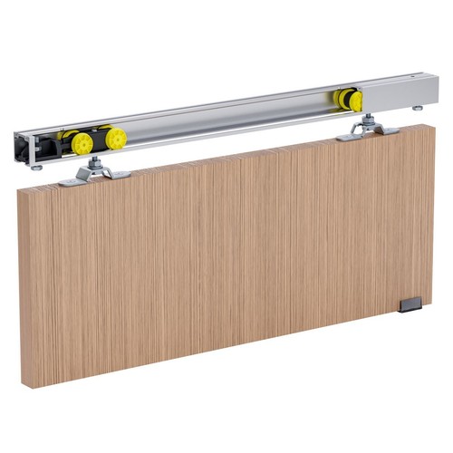 Sliding door track - sliding, system