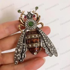 Large Statement Crystal Bee
