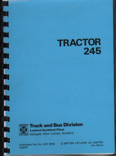 Leyland 245 tractor - leyland,