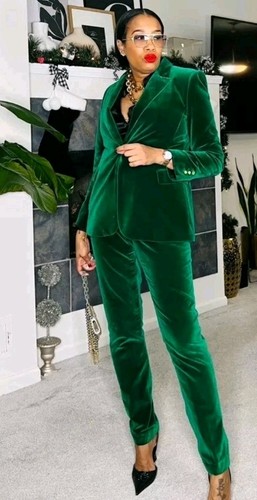 Zara green velvet blazer - zara,