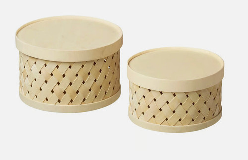 Ikea snöplog basket with lid - basket,