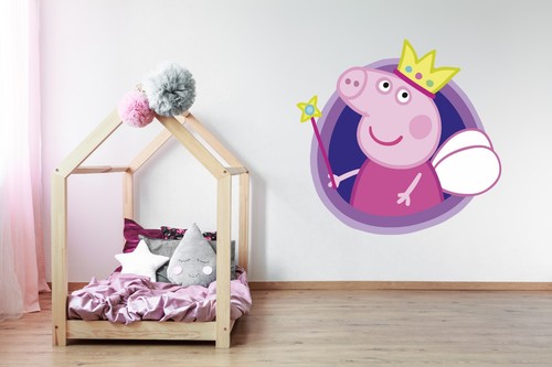 Peppa pig wall - pig, sticker