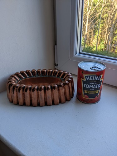Antique copper jelly mould - jelly,