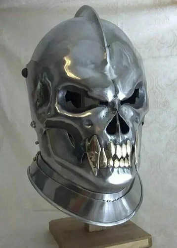 Medieval demon helmet - medieval,