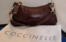 Coccinelle cute mini tan leather bag bnwot
